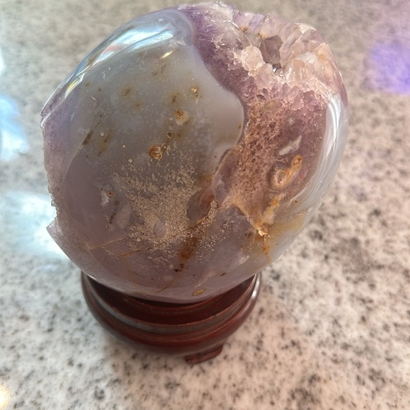 Amethyst Agate Egg - Picture 3 of 16